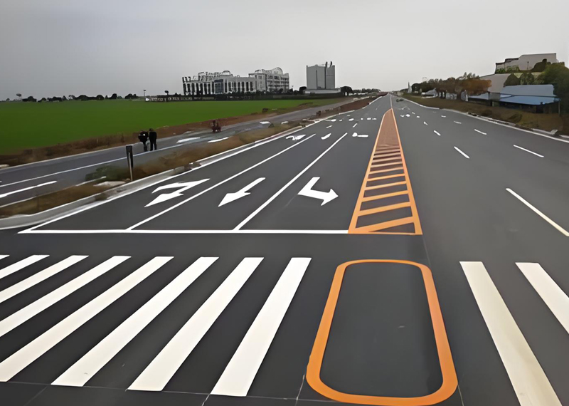 Thermoplastic Road Markings for Parking Areas and Access Roads