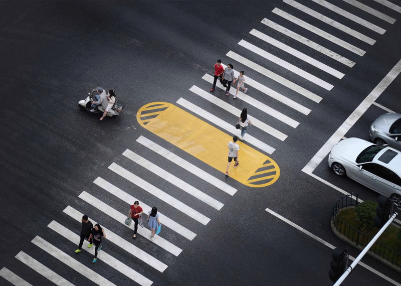 Thermoplastic Road Markings for Urban Traffic Safety